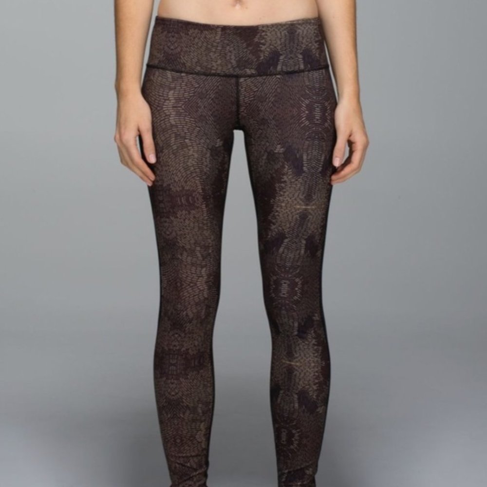Lululemon Wunder Under Pant Golden Goddess - Picture 3 of 10